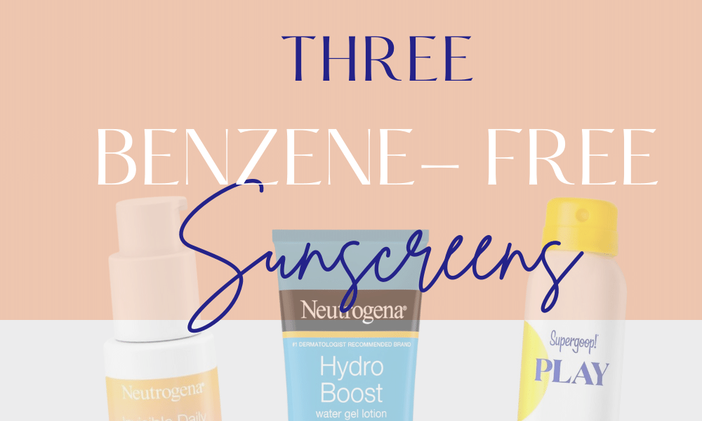 supergoop sunscreen benzene